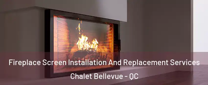 Fireplace Screen Installation And Replacement Services Chalet Bellevue - QC