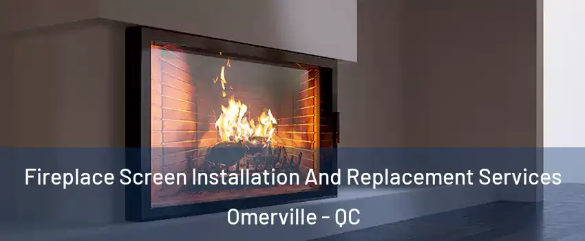 Fireplace Screen Installation And Replacement Services Omerville - QC