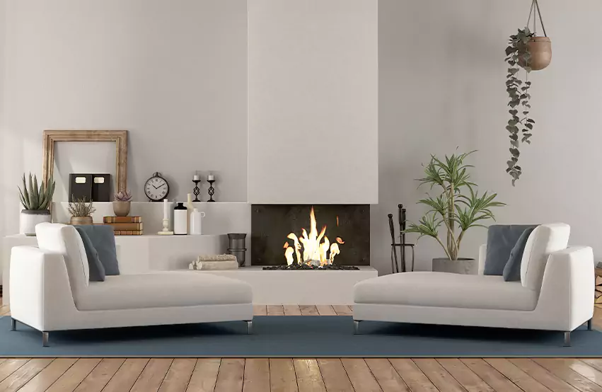 Custom Fireplace Design in Magog, QC