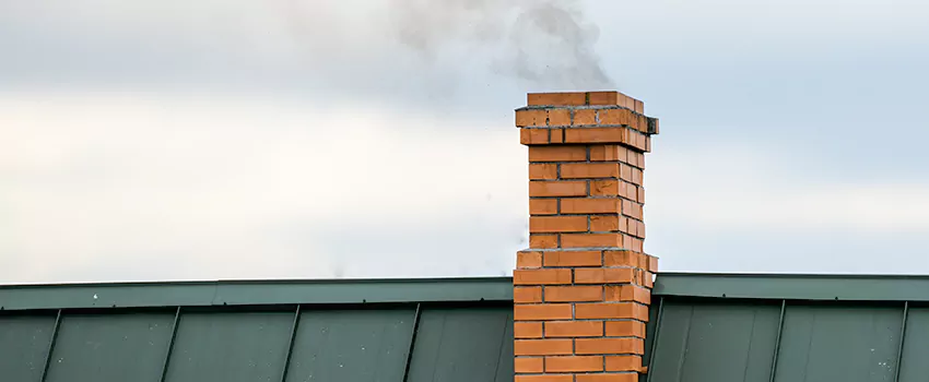Commercial Brick Chimney Installation in Canton de Magog, Quebec