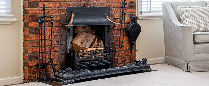 Vintage-style Fireplace Redesign in Canton de Magog, Quebec
