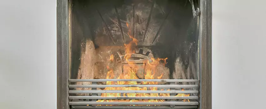 Travis Industries Linear Gas Fireplace Installation in Canton de Magog, Quebec