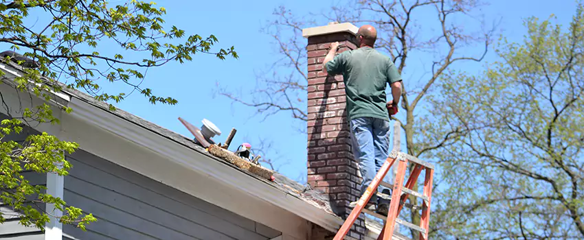 Chimney Crown Repair in Canton de Magog, Quebec