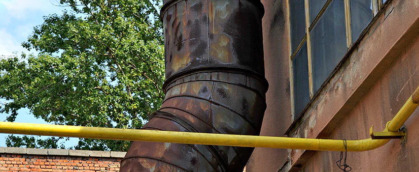 Lightning Protection Installation System for Industrial Chimneys in Canton de Magog, Quebec
