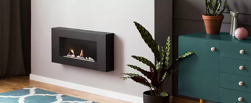 Ortal Island Fireplace Installation in Canton de Magog, Quebec