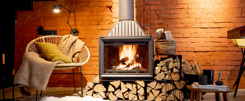 Pellet Stove Chimney Pipe Brackets Installation in Canton de Magog, QC