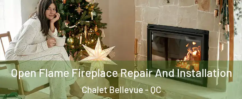  Open Flame Fireplace Repair And Installation Chalet Bellevue - QC